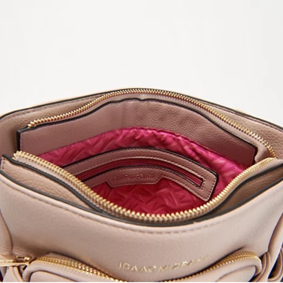 Isaac Mizrahi Live Soft Pebble Multi Pouch Crossbody - Picture 2 of 2